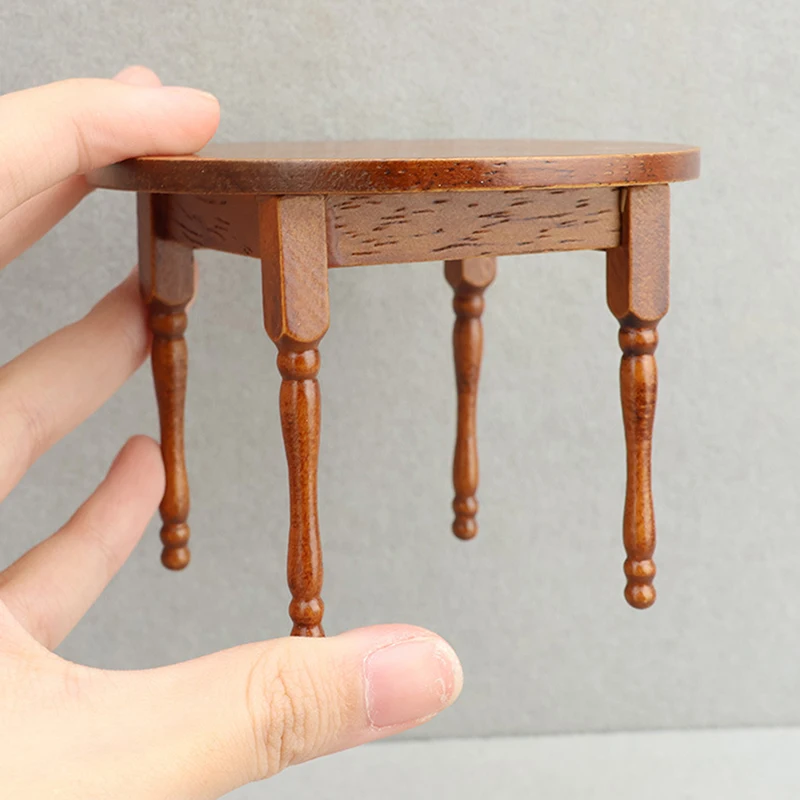 1:12 schaal poppenhuis miniatuur eettafelset, ideaal voor keukenmodel decor en accessoires