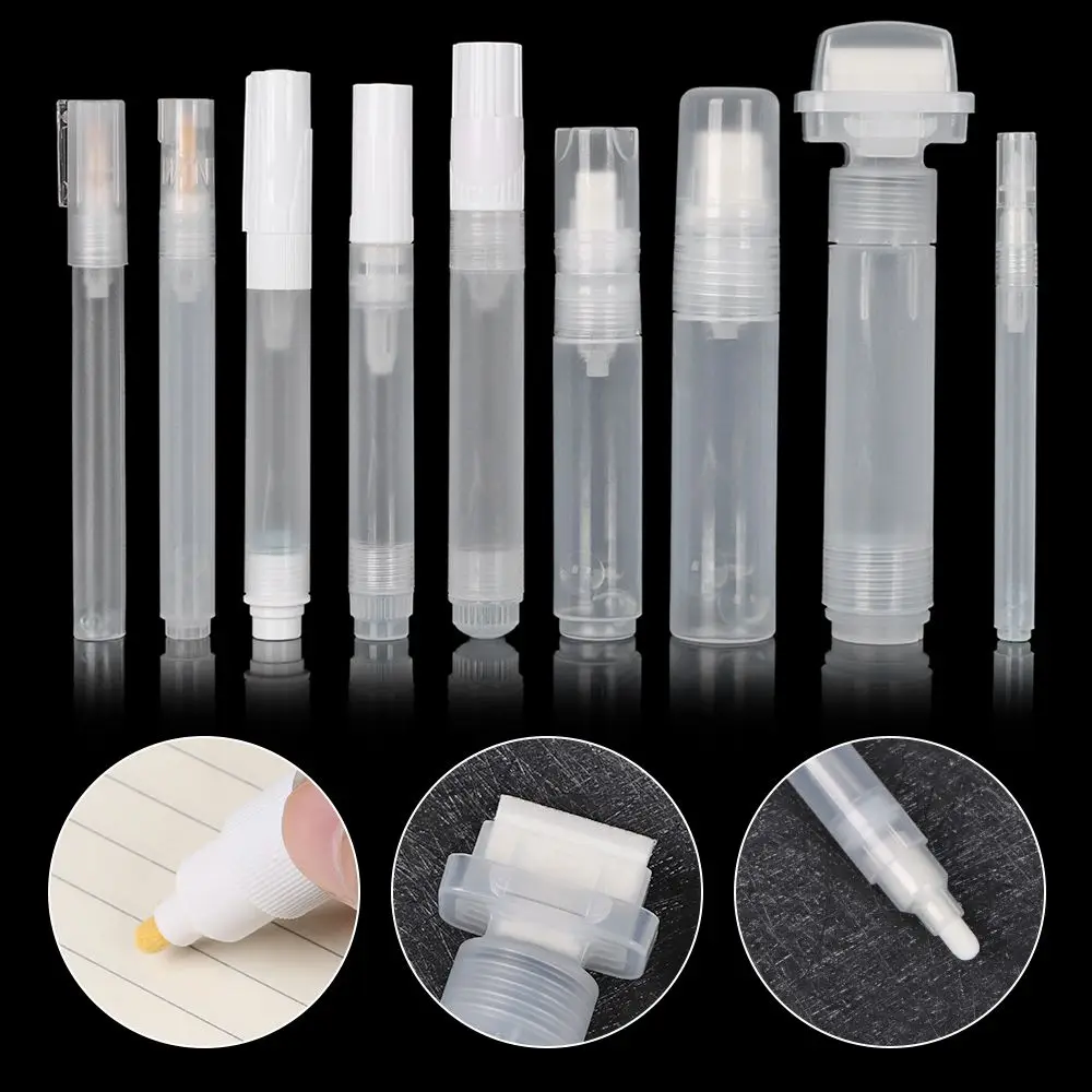 Repeatable Use Barrels Tube Plastic Paint Pen Accessories Graffiti Pens Empty Rod Liquid Chalk Marker