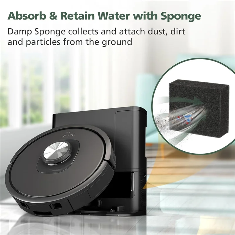 أعلى بيع 9 قطعة فراغ استبدال أجزاء ل القرش RV2310AE مصفوفة جهاز آلي لتنظيف الأتربة فرشاة جانبية رئيسية مرشحات HEPA الإسفنج تصفية #3