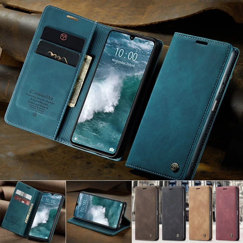 

Magnetic Flip Leather Wallet Mobile Phone Case For XiaoMi RedMi 15C 14C 14R 13 13C 12C 11A Kickstand Card Slots Cover Hoesje Bag