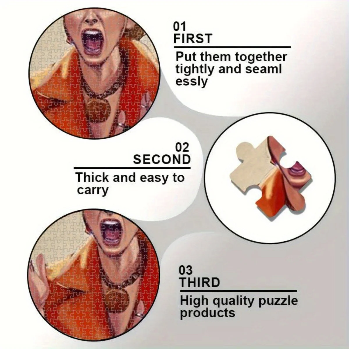 1000 stuks puzzel voor volwassenen - Hersenuitdagingscadeau - Perfect voor spelavonden voor volwassenen en gezinnen - mijn ogen! Phoebe Buffay vriendenpuzzel