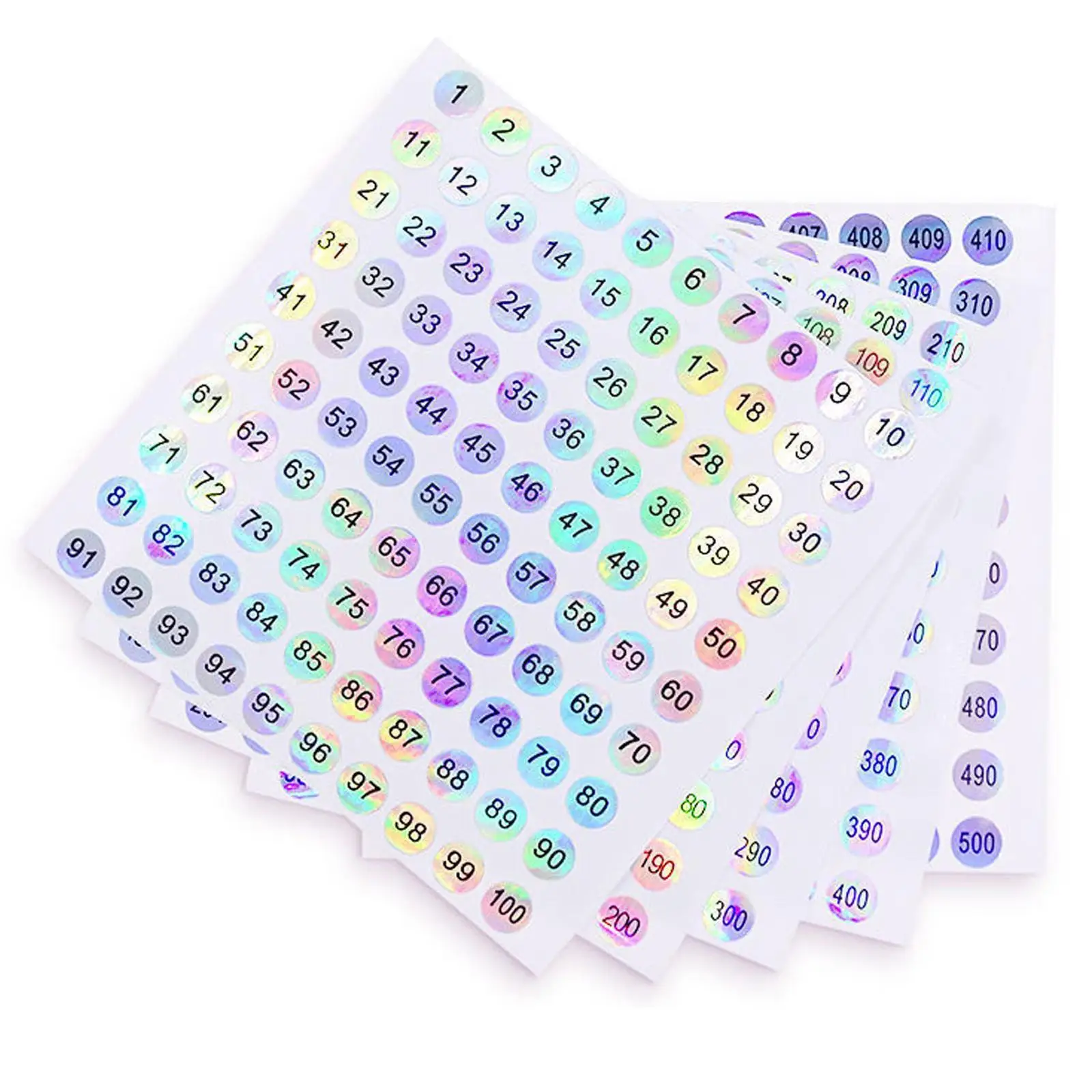 

1-500 Number Sticker Label Number Sticker Label Nail Polish Marking Gel Album Wholesale Tool Varnish Manicure Color Numberi E6Z4