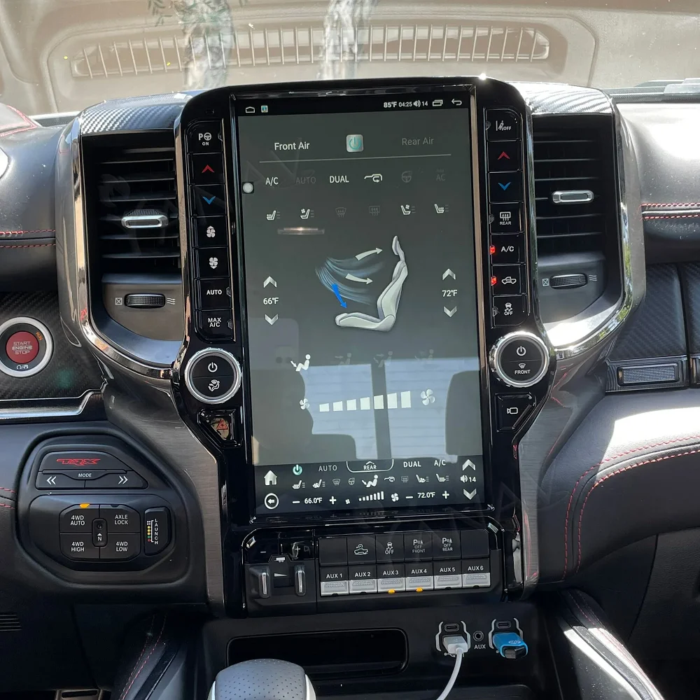 DL ل دودج رام 1500 2500 3500 2019-2023 CarPlay نظام تحديد المواقع نافي أندرويد راديو السيارة مشغل وسائط متعددة شاشة بلوتوث الصوت DSP ستيريو