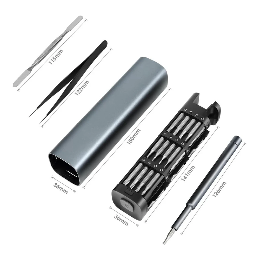 AA63 HOT 46 In 1 Set Obeng Presisi Magnetik Kit Alat Perbaikan Profesional untuk Elektronik, Kacamata, Jam Tangan, Ponsel, Laptop