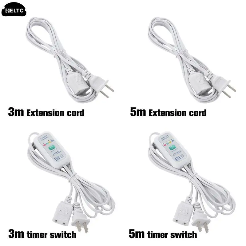 3-5m Durable Power Supply Cord On Off Switch Extension Remote Control Timing Switch  For Home Appliance Extension Cable 200V 10A