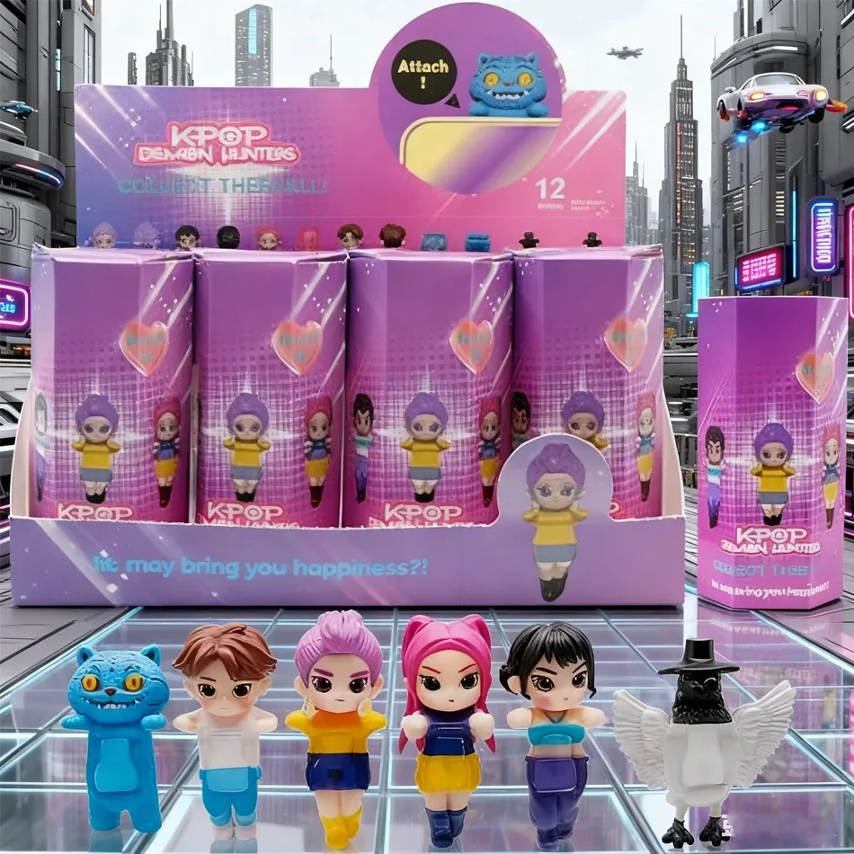 Kpop デモンハンターズ デビル ブラインドボックス サジャ コレクション アニメ フィギュア キッズ パーティー コスプレ ゲーム 漫画 ハントリックス デコレーション クリスマスギフト!! !