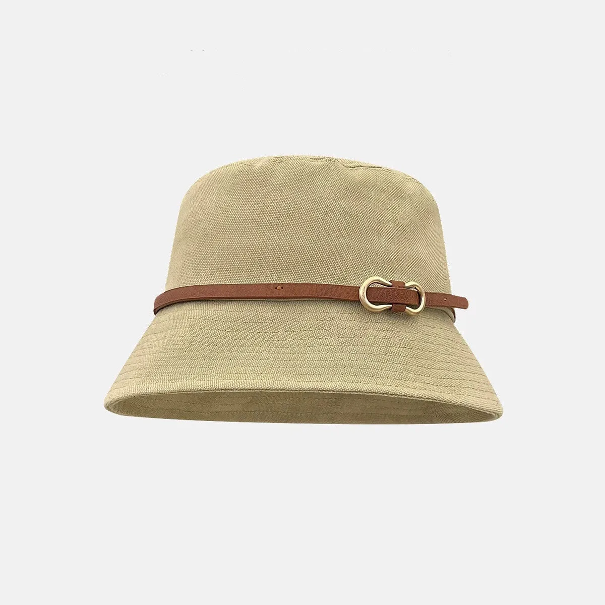 High End Minimalist Breathable Cotton Blended Bucket Hat Women Stylish and Elegant Daily Commute Bucket Hats