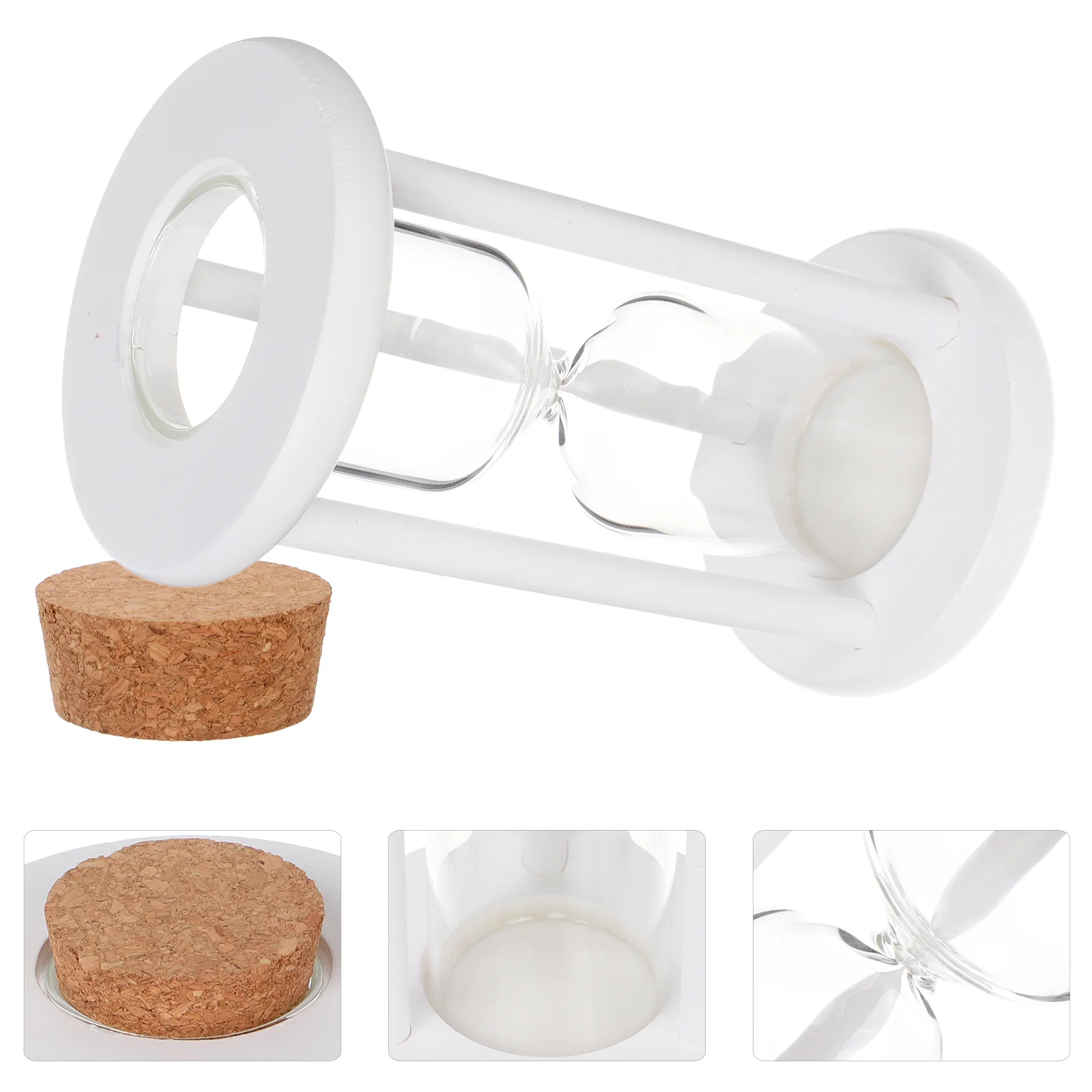 

Creative Wooden Decorative Craft Hourglass Empty Refillable Sand Timer for DIY Home Decor Wedding Party Favors Fillable Tabletop