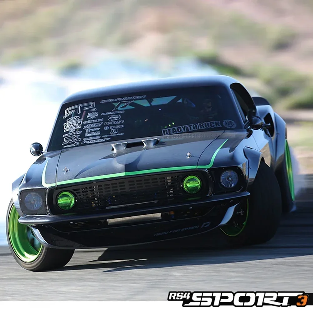 HPI RACING 120102 SPORT 3 MUSTANG RTR-X 1969 1/10 RC الكهربائية التحكم عن بعد نموذج سيارة الانجراف على الطريق مركبة الكبار لعب الأطفال #3