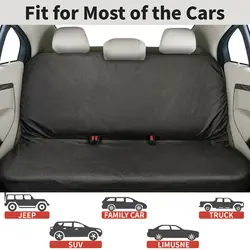 Heavy Duty Waterproof Black Pet Dog Car Rear Seat Protector Mat Cover Travel Safety Carrier For Dogs Portable Parts Universal