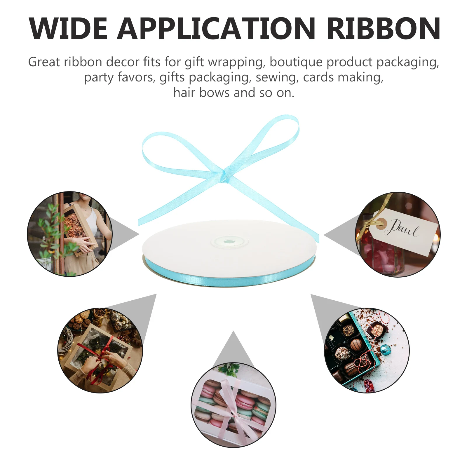 

Balloon Gift Wrapping Tape Christmas Decorations Ribbon for Polyester Decorative Hair