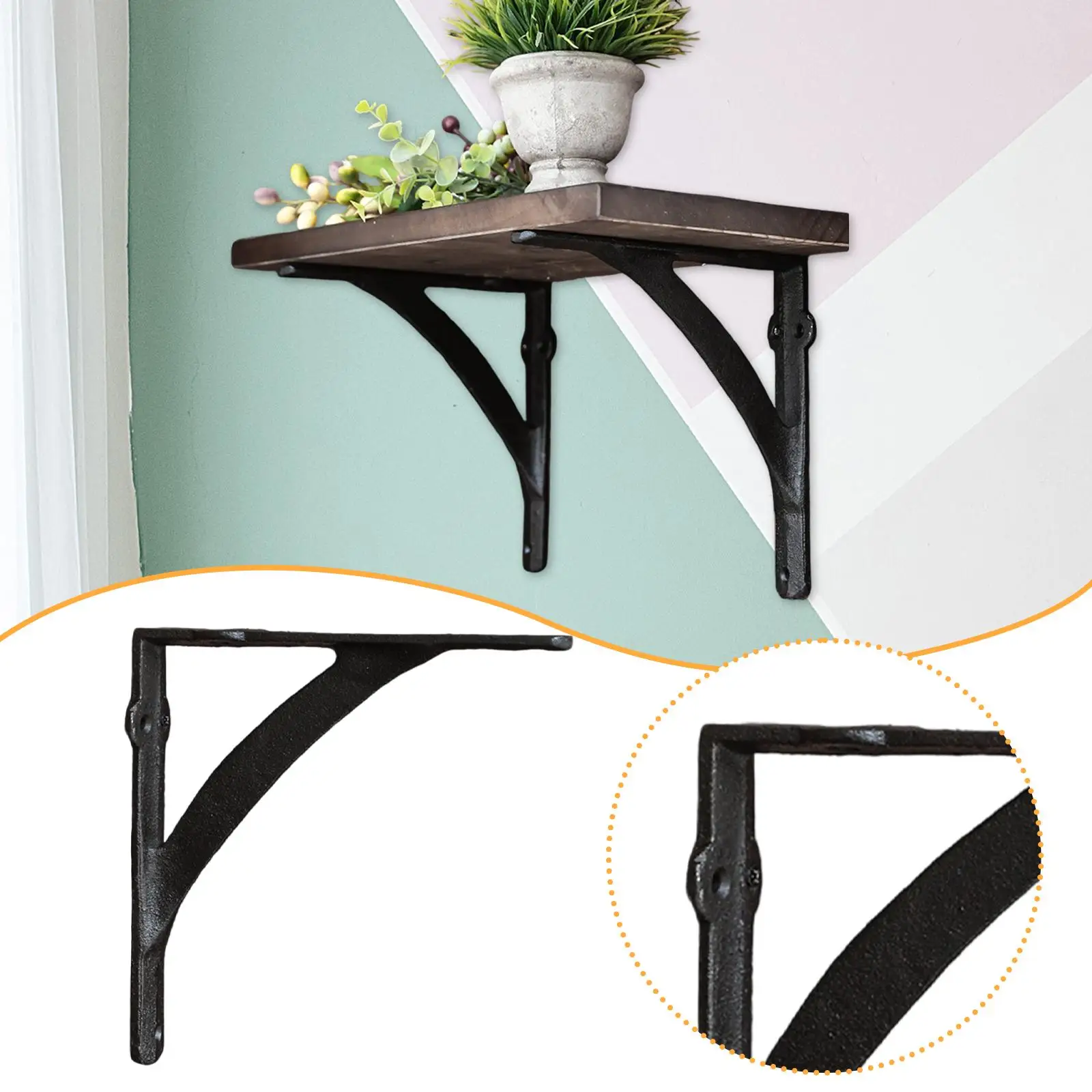 دعامة رف بديلة للديكور، عتيقة لغرفة المعيشة #4