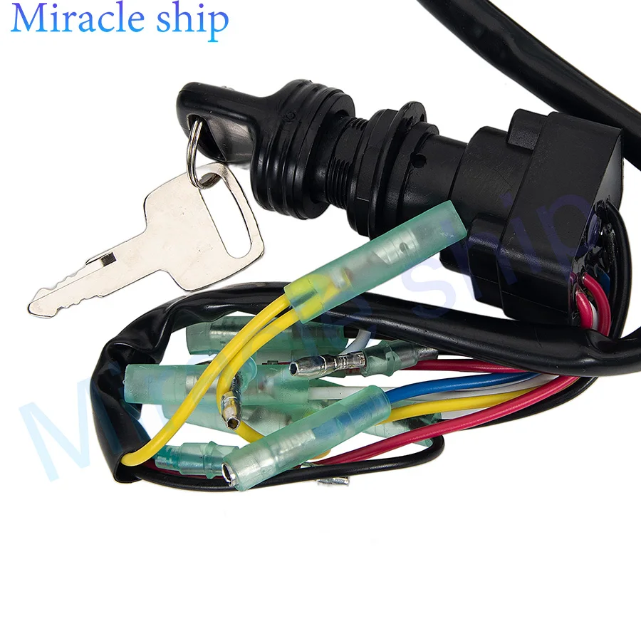 703-82510-43-00 703-82510-43 Ignition Switch Key Assy for Yamaha Outboard Motors Control Box 703-82510-44-00 Parsun Hidea