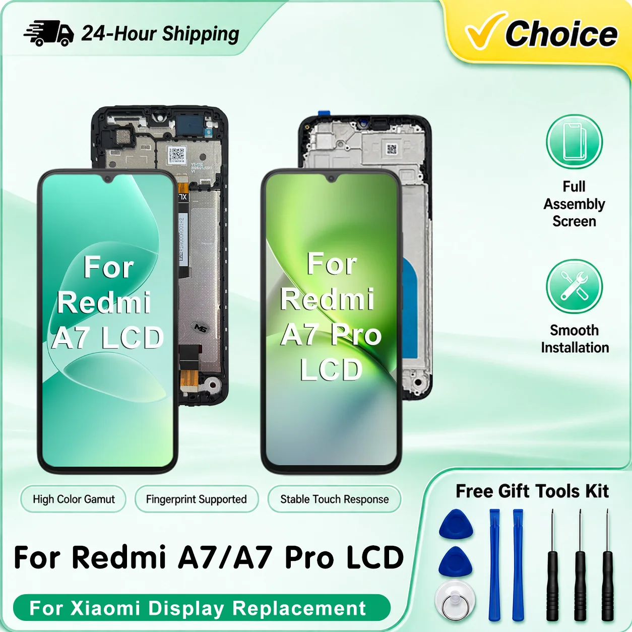 Super IPS LCD For Xiaomi Redmi A7 Pro 4G Display A7 Pro 5G LCD Touch Digitizer Assembly For Redmi A7 Display Replacement Parts