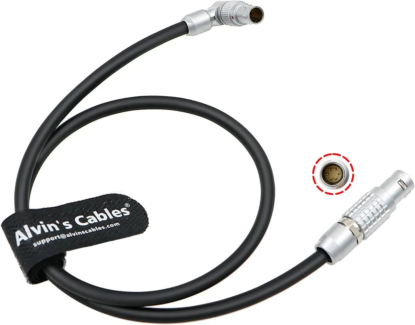 

Alvin’s Cables Preston 4742 Control Cable for CineTape Measure to Preston MDR-3| MDR-4 6 Pin to 4 Pin 60cm| 23.6in