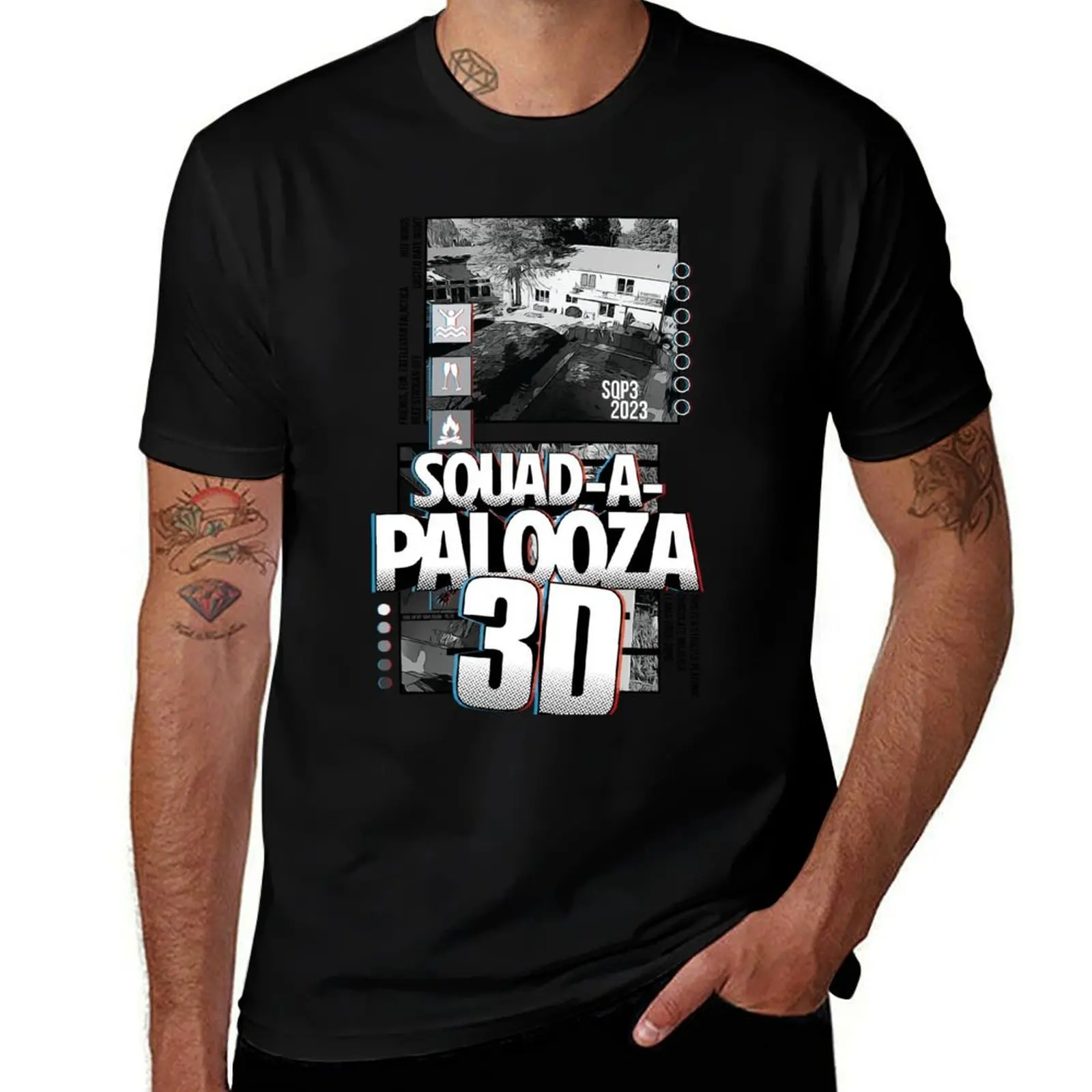 

Squadapalooza 3 T-Shirt man t shirts graphic man graphic t shirt T-Shirt
