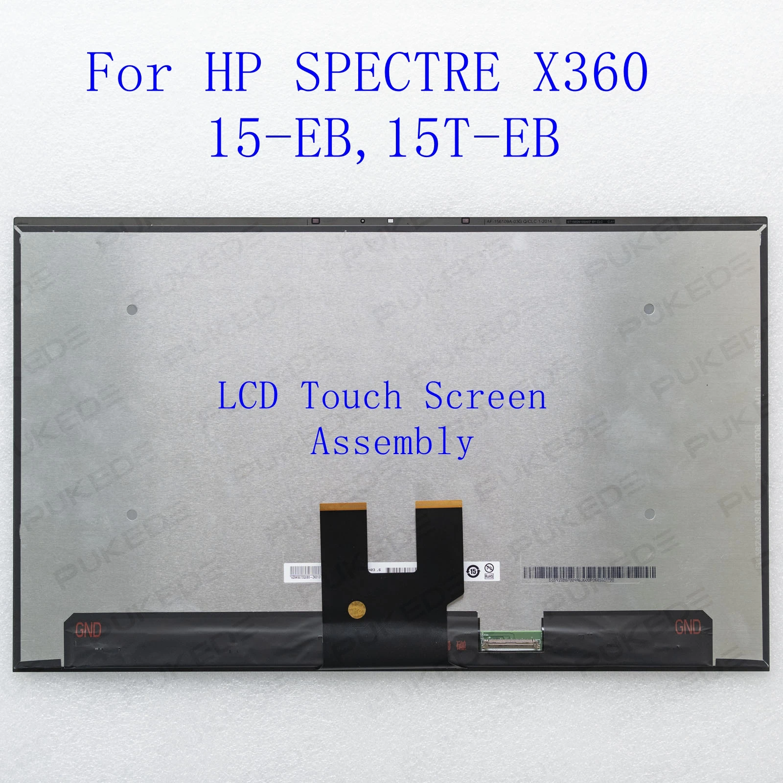 

15.6'' LCD Touch Screen Digitizer Assembly for HP SPECTRE 15-EB 15T-EB 15-eb0028TX 15-eb0042TX 15-eb0035TX