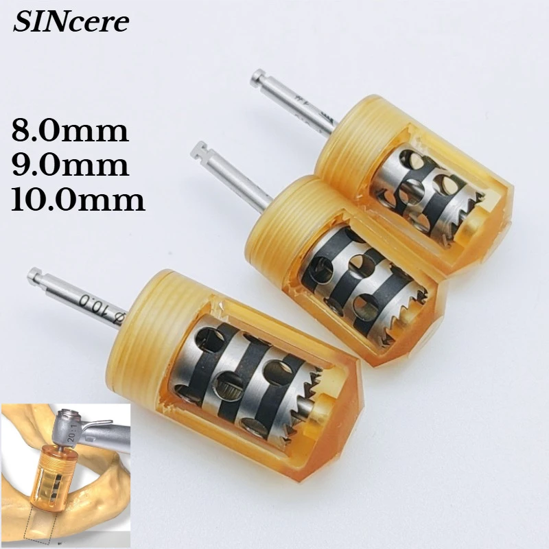 

Dental Bone Collector Semilunar Technique GBR SLT Drill Implant Semilunar Incremental Bone Implantation Surgery Extract Flake