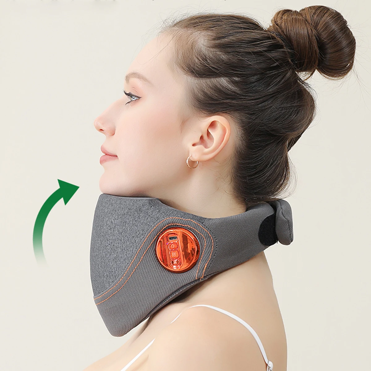 

Intelligent anti bowing cervical massager, air pressure hot compress, portable for office and home use, neck protector