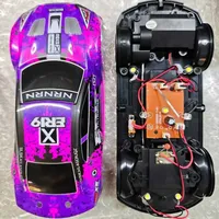 NEW Wltoys 22206 1:22 4WD RC Drift Car with 2.4Ghz Controllable LED Lights Interchangeable Drift or Racing Tires kid's car toy