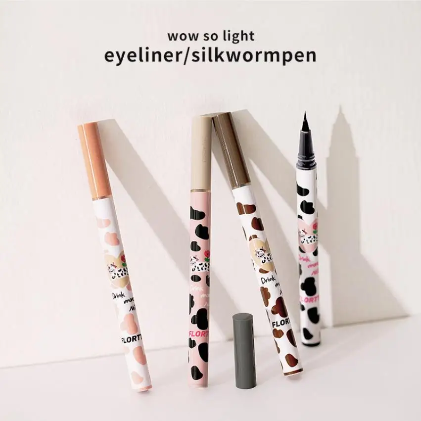 Flortte Eyeliner Pen Vloeibare Eyeliner Orbicularis Pen Waterdichte Langdurige Vrouwen Schoonheid Cosmetische Koreaanse Stijl Make-Up Producten