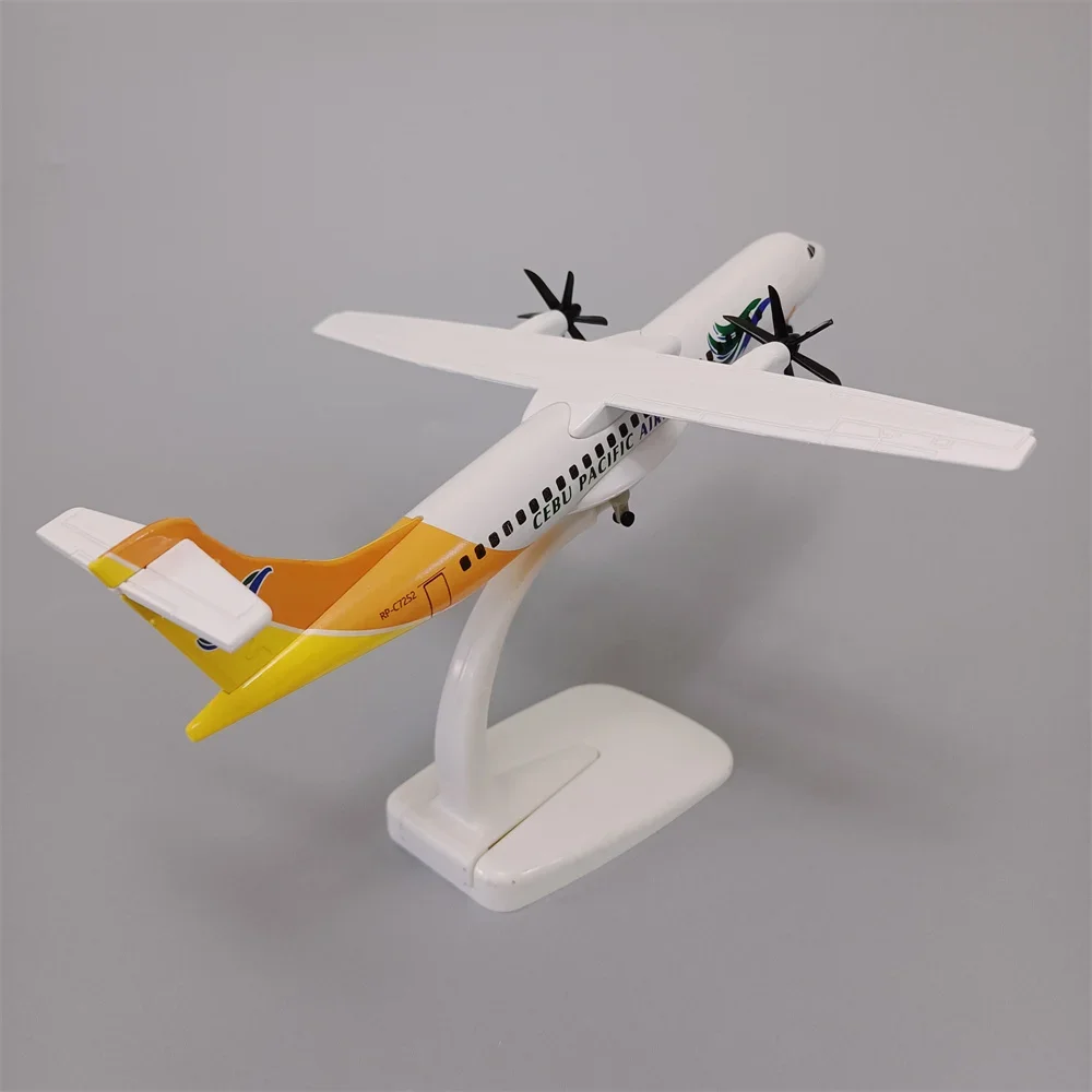 20cm Philippines CEBU PACIFIC AIR ATR Vietnam ATR Airlines Alloy Metal Diecast Airplane Model Plane Aircraft w Wheels Propellers