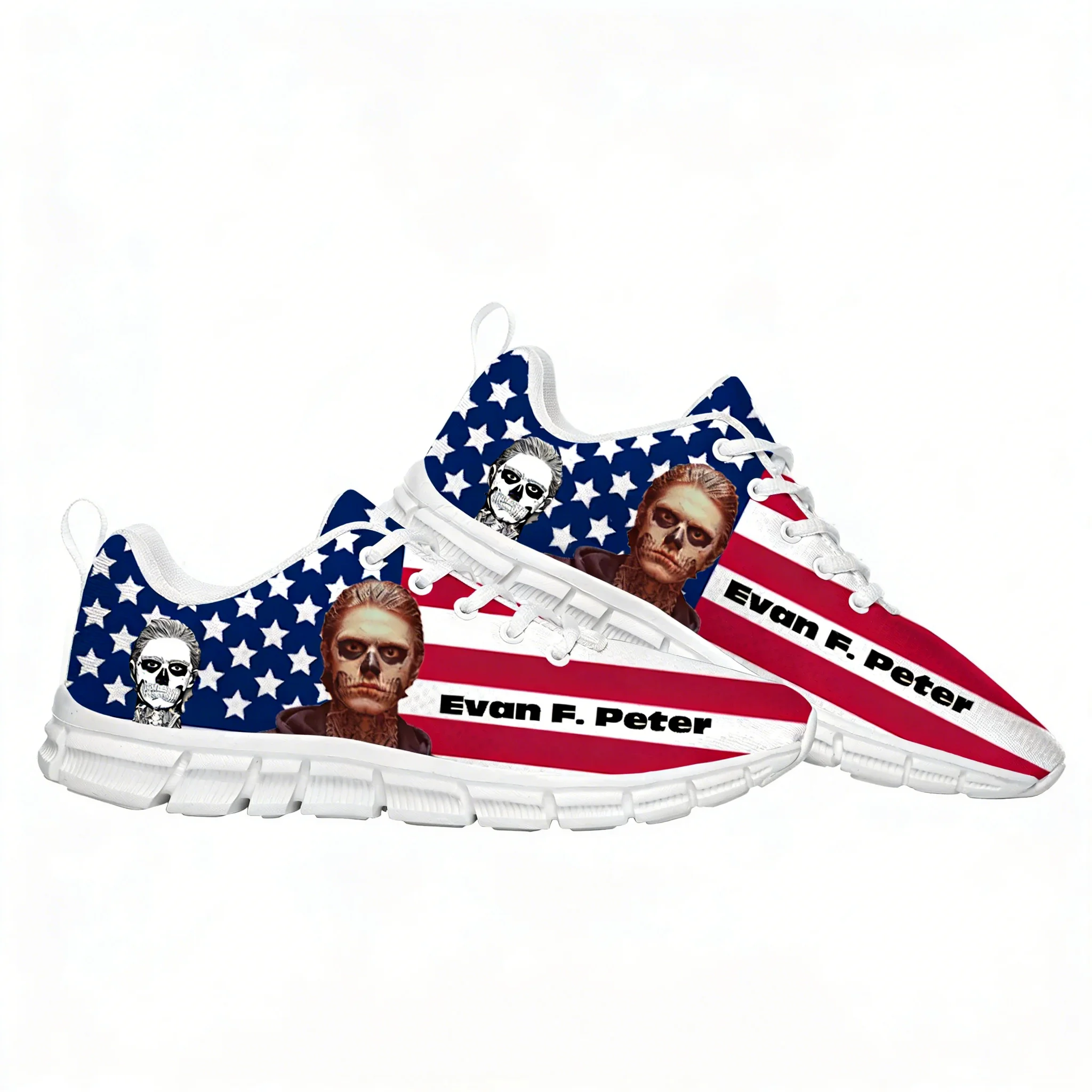 

Evan Peters Actor Sports Shoes Mens Womens Sneakers Lightweight Fashion Casual Hiking Sneaker Custom Built Shoes