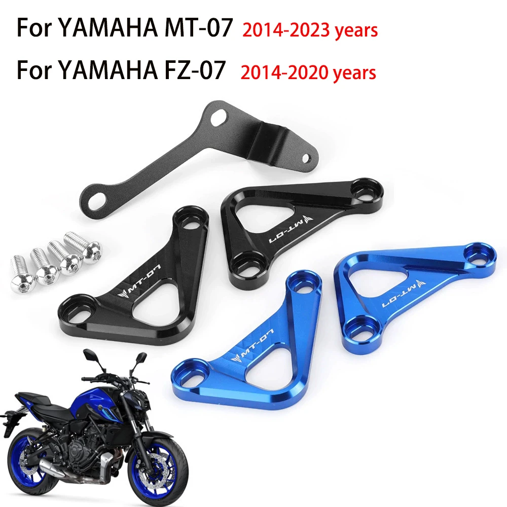 

Для Yamaha MT07 MT-07 FZ07 FZ 07, аксессуары для модификации мотоцикла, кронштейн для задней подставки для ног, кронштейн для задней подставки для пассажира