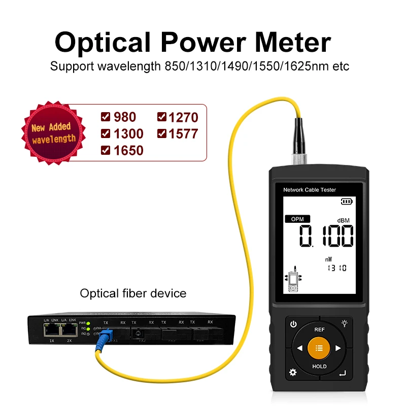 WANGLU 3 inch Network Cable Tester LAN RVV Telephone Wire Tracker Tracer for UTP RJ45 RJ11 BNC Detector Rechargeable Line Finder