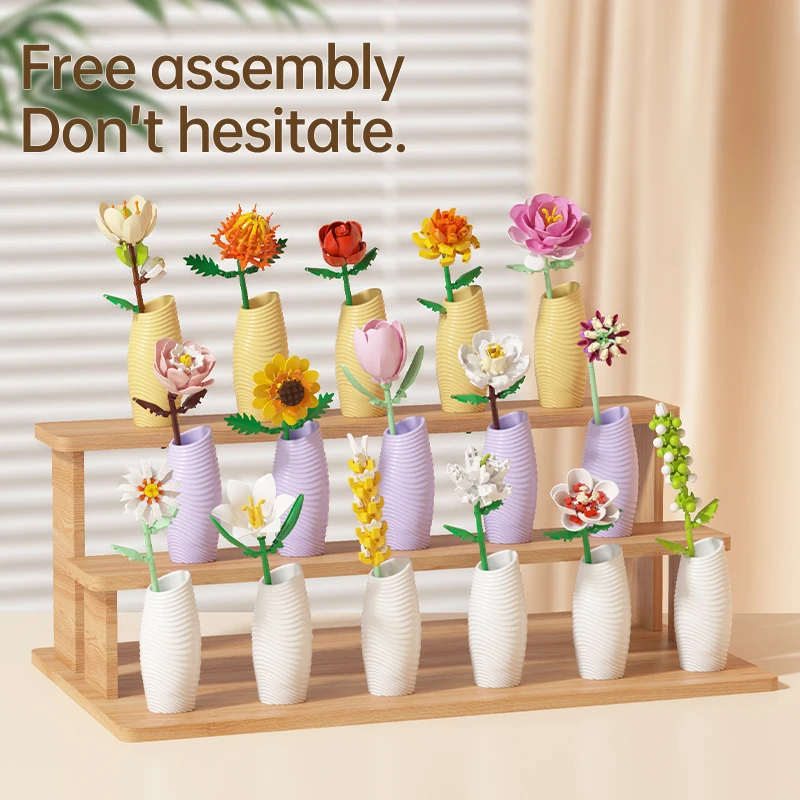 

Рождественский адвент-календарь: конструктор «Цветок», праздничный календарь обратного отсчета, подарки для взрослых, рождественское украшение