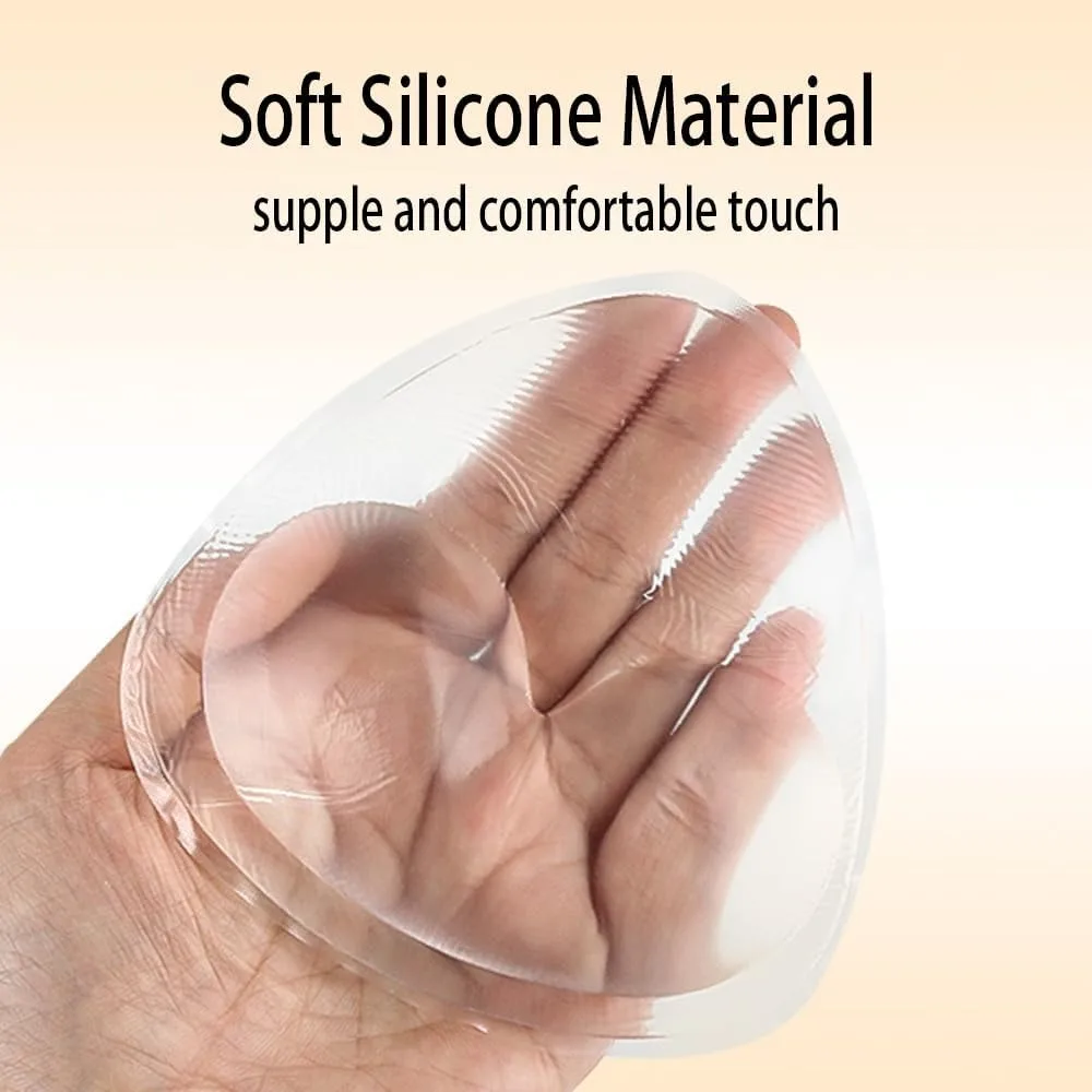 Silicone Bra Inserts, Triangle Shape Push Up Pads Waterproof for Swimsuit & Bikini, All-Day Comfort 1 Pair view 3