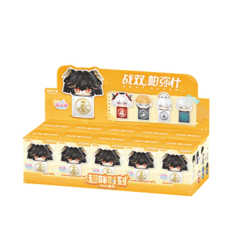 Originele Stock Card.Fun Kuro Punishing: Gray Raven Fun Moments Series Blind Box Cute Grain Mini Desktop Decoratie Verrassingsgeschenken