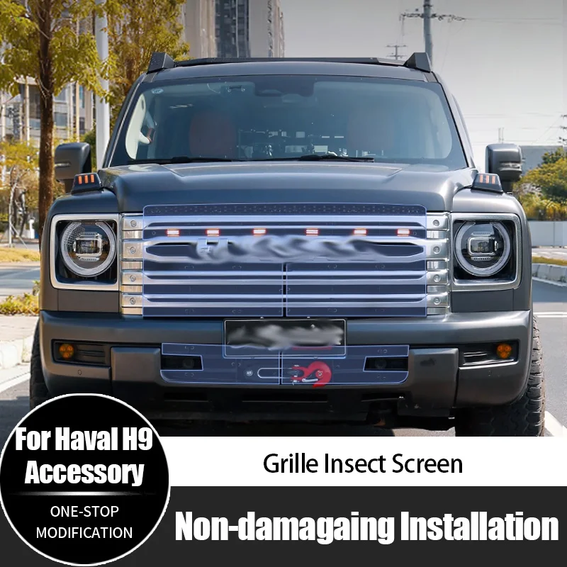 

For Haval H9 Integrated Insect Screen Protective Mesh Front Grille New Design Accessories