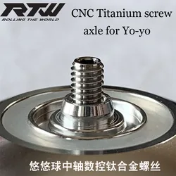 TC4  Titanium M4 set head  screw CNC screw axle for Yo-yo ball High end screw