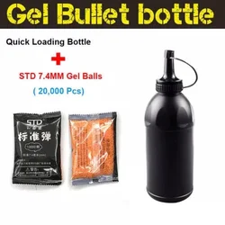 7-8mm STD Gel Balls with Bottle Foldable Black