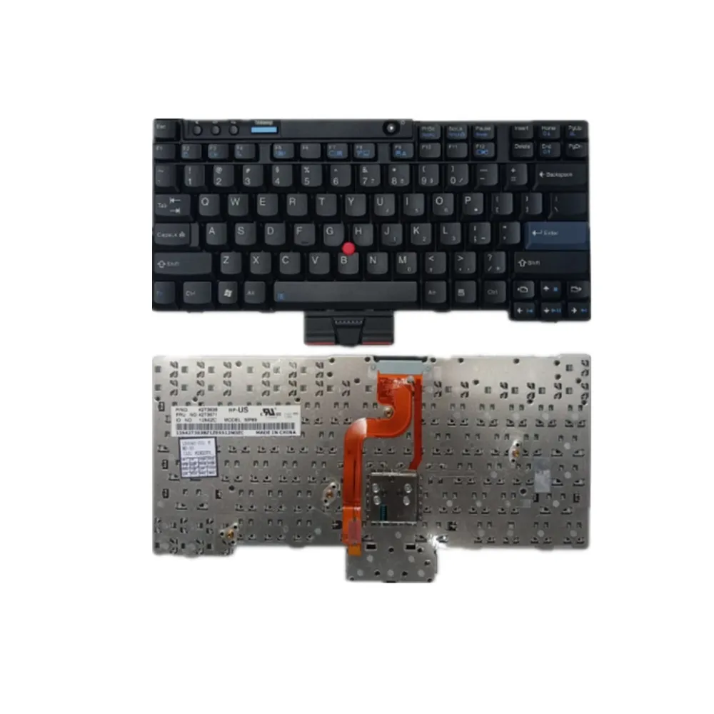 لوحة مفاتيح للكمبيوتر المحمول Lenovo ThinkPad T410 باللون الأسود بتصميم الولايات المتحدة الأمريكية #2