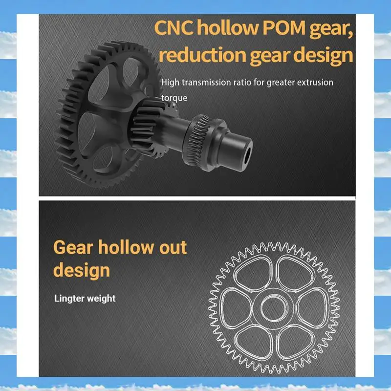 

A11I CNC Pom Helical Gear Nano Coating Hardened Steel Higher Precision 1-Piece Gear Kit For VORON 0.2 2.4 Trident CW1 CW2 Spare