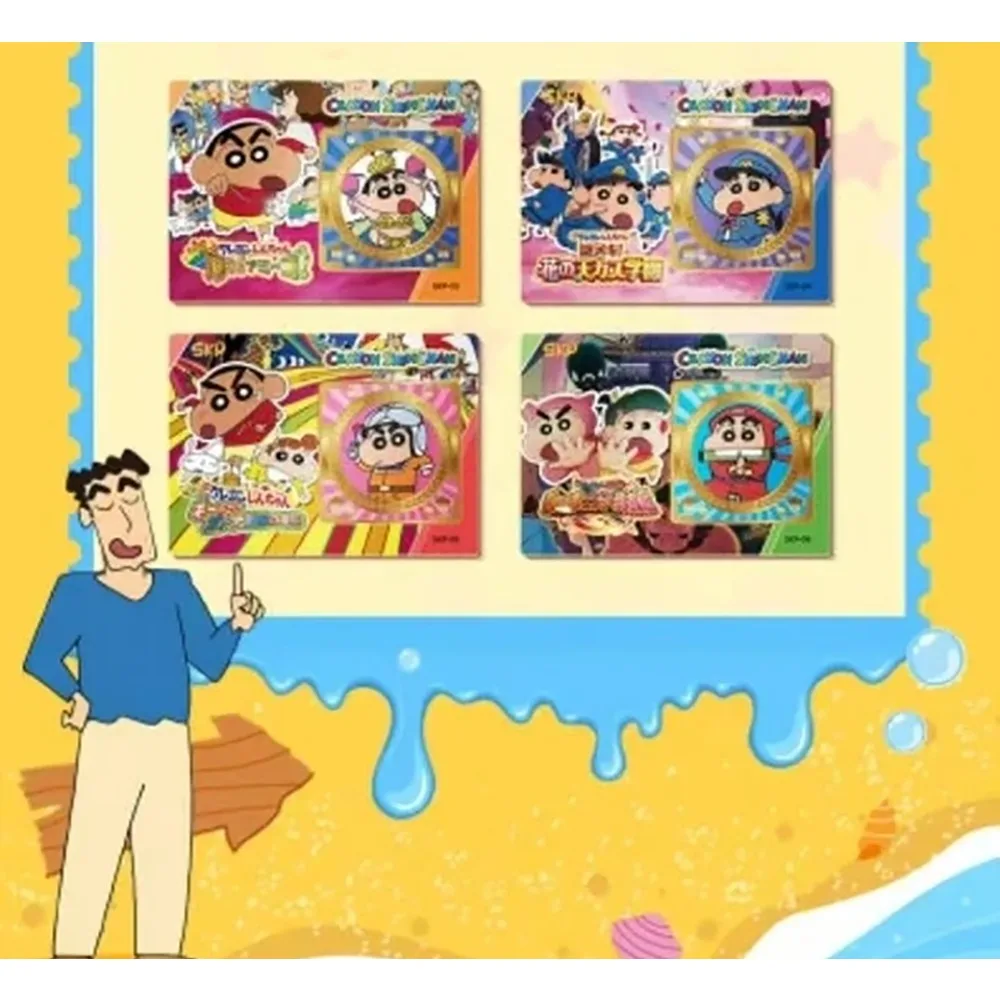 Crayon Shin-chan Vol. 2 Collection Cards Summer Battle Series Trendy Anime Peripheral Characters Funny Decorative Cards Gifts