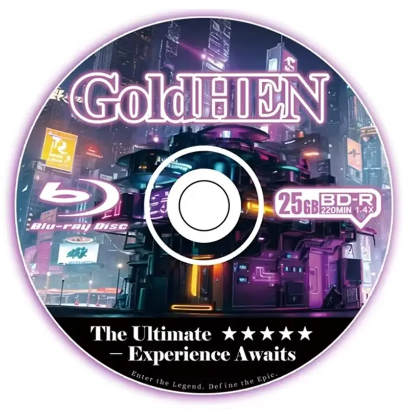 

Y43A-For PS4 Goldhen Jailbreak Tool Disc - Инструмент для взлома PS4, поддерживает прошивки 9.0-12.52, версия Boot Eject Payload Helper