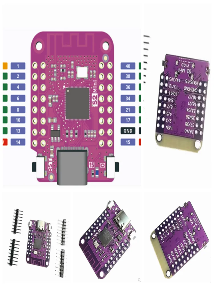 ESP32-S2 FLASH 2MB PSRAM WIFI S2 Mini V1.0.0 4MB  Development Board WIFI Bluetooth