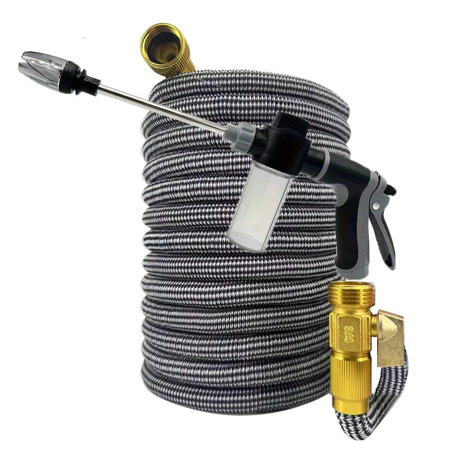 Expandable Magic High Pressure Garden Hose with US3/4 Joint Sprinkler Head for Watering And Cleaning