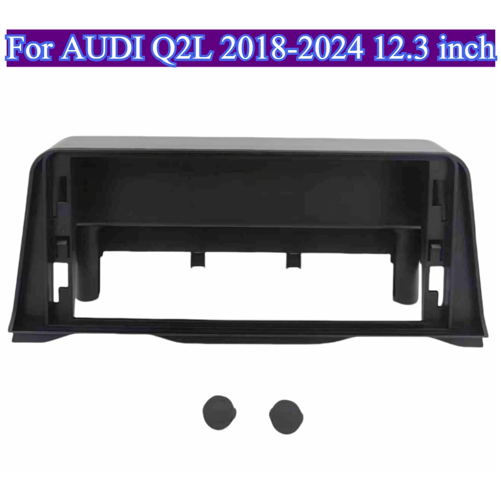 

For AUDI Q2L 2018-2024 12.3 inch Accessory Car Frame Fascia Panel Auto Customfit Part Durable Plastic Panel Dashboard Trim Kits