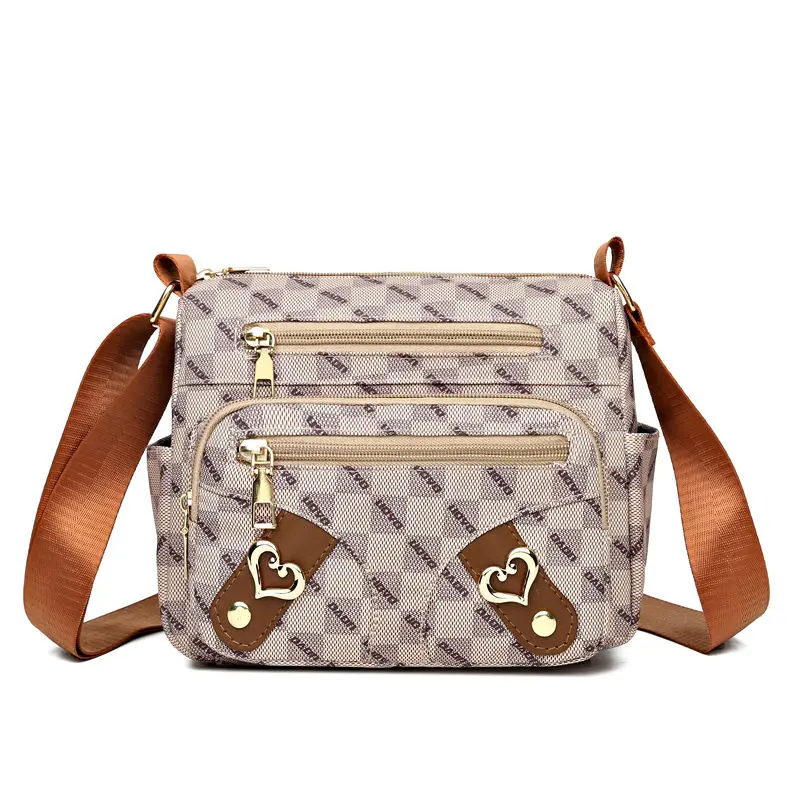 2023 Women Messenger Bag Multi-Pocket Middle-Aged Elderly Mother Travel Shoulder Wrap Bag