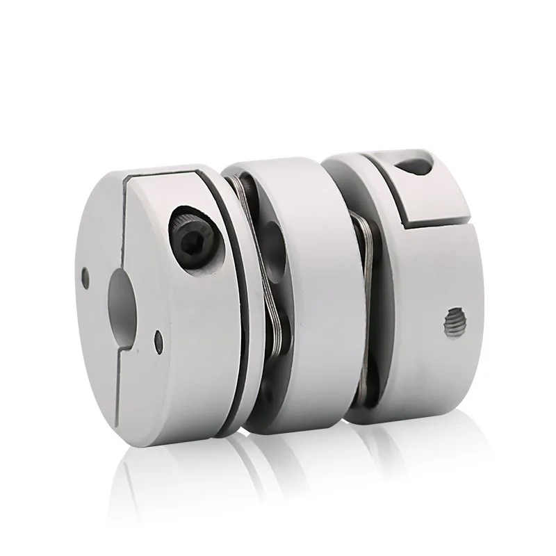 Diaphragm Coupling Aluminum Alloy Flexible Single/Double Diaphragm Shaft Coupling Stepper Servo Motor Screw Encoder Coupling