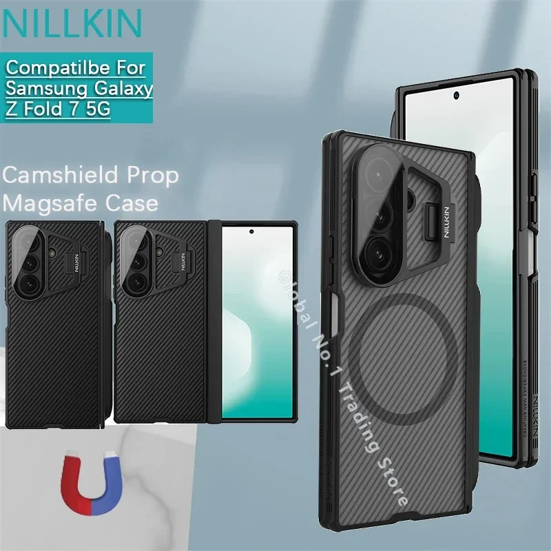 

NILLKIN CamShield ProP для Samsung Galaxy Z Fold 7 5G магнитный чехол складной чехол для телефона прозрачный защитный чехол для объектива