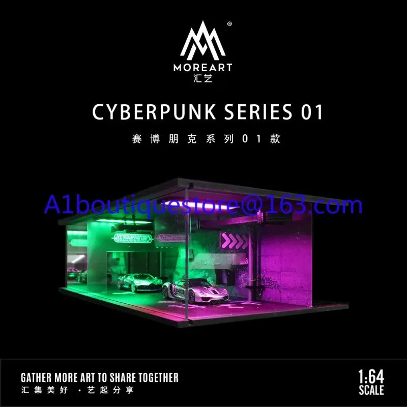 Pre-order *TimeMicro+MoreArt 1:64 versi ringan bertema Cyberpunk dari adegan perakitan - dikirim pada bulan Juli