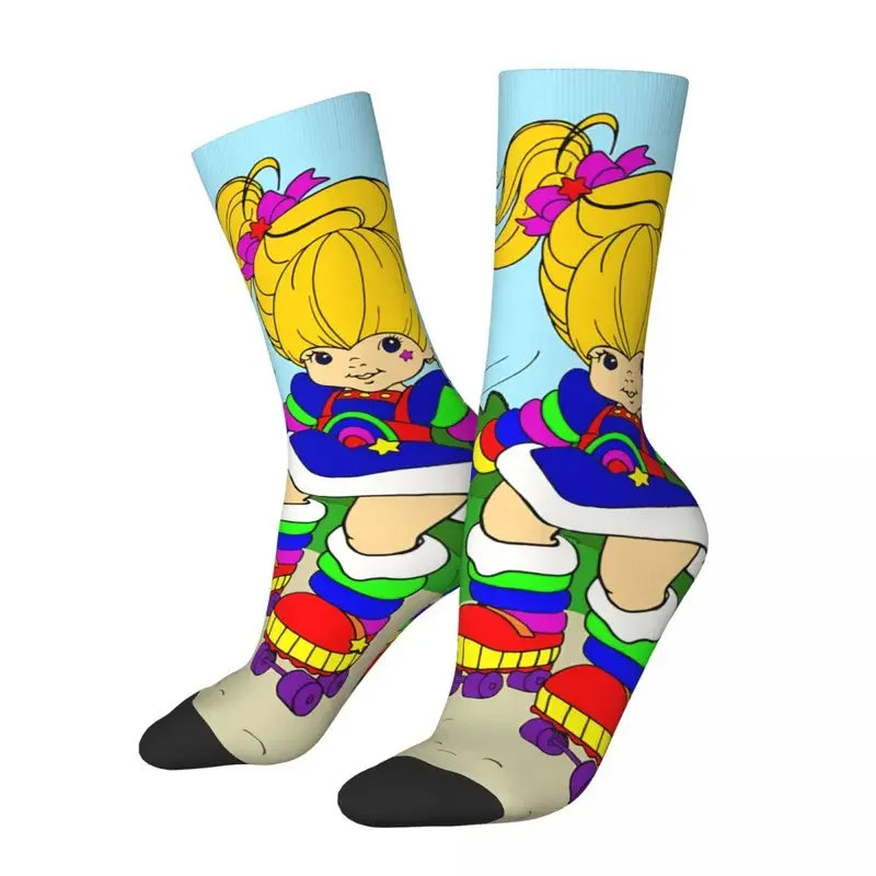 Y2K Rainbow Brite Kawaii Gym Cartoon Pattern Socks