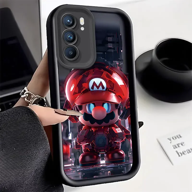 The Game Characters Mario Silicone Case for Samsung Galaxy A55 A35 A25 A15 A05 A05S A24 A13 A23 A12 A22 A32 A52 A52S A72 A11