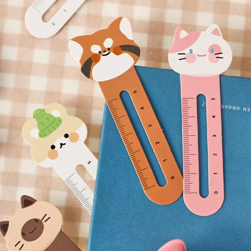 Marcapáginas para estudiantes, herramientas de aprendizaje, regalo, ciudad de animales, lindo estudiante, oficina, suministros culturales y educativos, marcapáginas de ciudad de animales