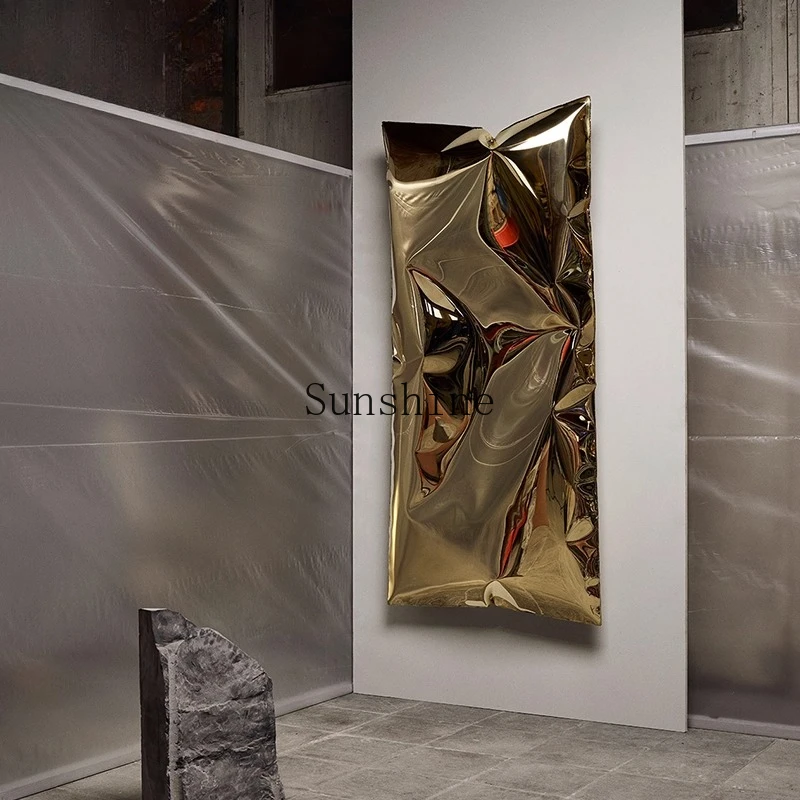 

Light luxury creative metal stainless steel wall wall hanging ornament